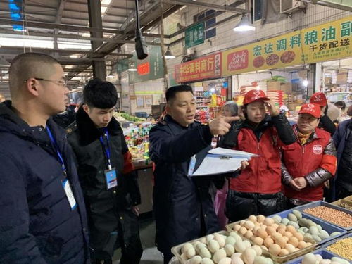 志愿者们齐参与 笕桥街道开展农贸市场食品卫生平安督查
