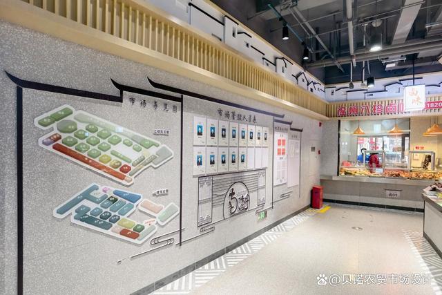改造后衢州南湖农贸市场实景效果如果说在白纸上作画,考验的是设计